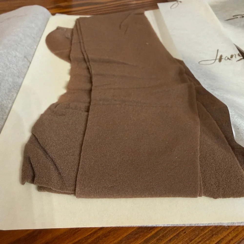 Hanes Cantrece II Stockings Womens Medium Driftwood Brown 3 Pairs Vintage NOS